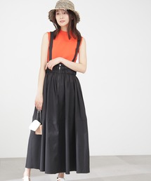 N.（N. Natural Beauty Basic） | ◆サス付ギャザースカート(ワンピース)