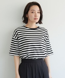 USAコットンラウンドヘムTシャツ【サスティナブル】