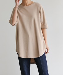 USAコットンラウンドヘムTシャツ【サスティナブル】