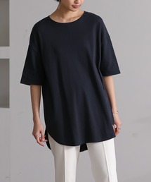 USAコットンラウンドヘムTシャツ【サスティナブル】