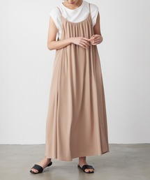 for/c | ボリュームフレアギャザーキャミワンピース【サスティナブル】(ワンピース)