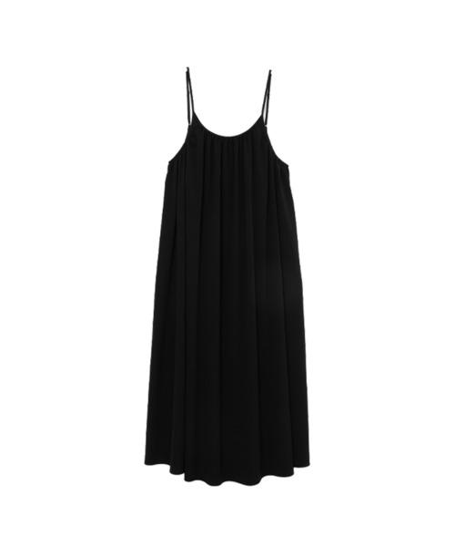 for/c（フォーシー）の「ボリュームフレアギャザーキャミワンピース【サスティナブル】（ワンピース・レディース・ホワイト/ブラック/モカ・S/L/LL/M）」の11枚目の写真