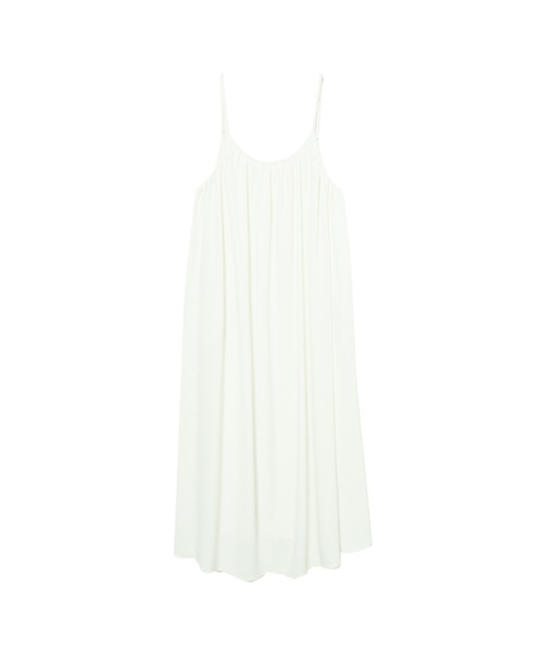 for/c（フォーシー）の「ボリュームフレアギャザーキャミワンピース【サスティナブル】（ワンピース・レディース・ホワイト/ブラック/モカ・S/L/LL/M）」の12枚目の写真