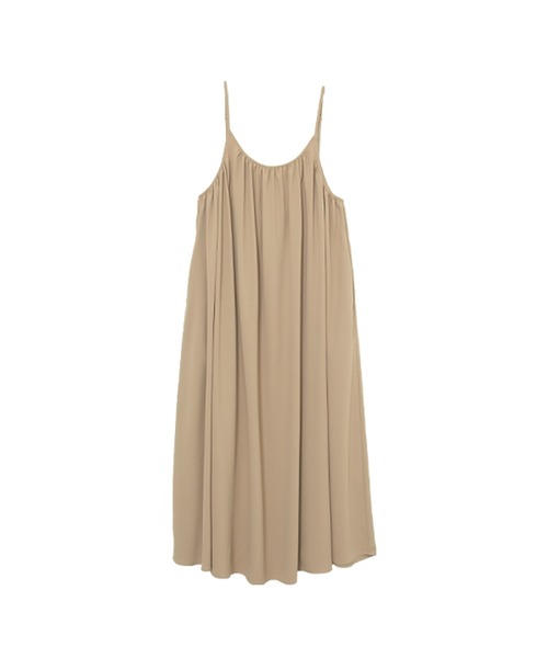 for/c（フォーシー）の「ボリュームフレアギャザーキャミワンピース【サスティナブル】（ワンピース・レディース・ホワイト/ブラック/モカ・S/L/LL/M）」の13枚目の写真