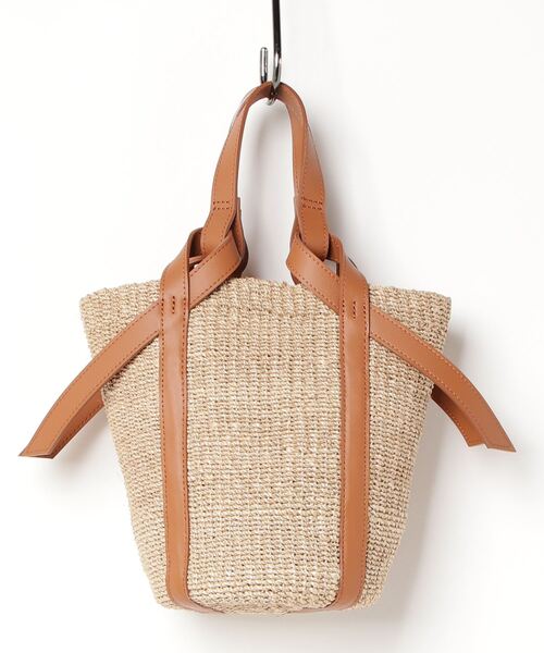 VIOLAd'ORO（ヴィオラドーロ）の「VIOLAd’ORO (ヴィオラドーロ) ファインアバカBAG/MIRO/v-8593（ハンドバッグ・レディース・ブラック/キャメル・F）」の3枚目の写真