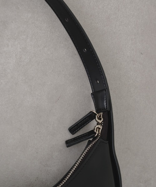 Kastane(カスタネ)の「ハーフムーンBAG(ハンドバッグ・レディース・ブラック/ピンク/アイボリー/ミント・FREE)」の17枚目の写真