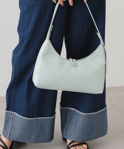 Kastane(カスタネ)の「ハーフムーンBAG(ハンドバッグ・レディース・ブラック/ピンク/アイボリー/ミント・FREE)」の7枚目の写真