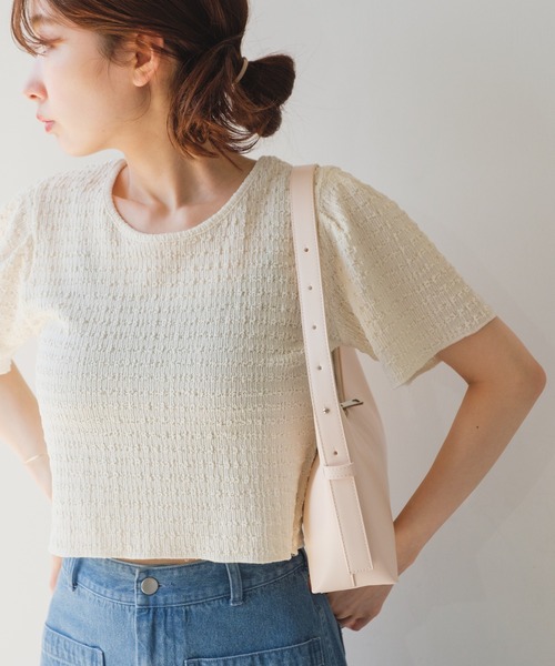 Kastane(カスタネ)の「ハーフムーンBAG(ハンドバッグ・レディース・ブラック/ピンク/アイボリー/ミント・FREE)」の22枚目の写真