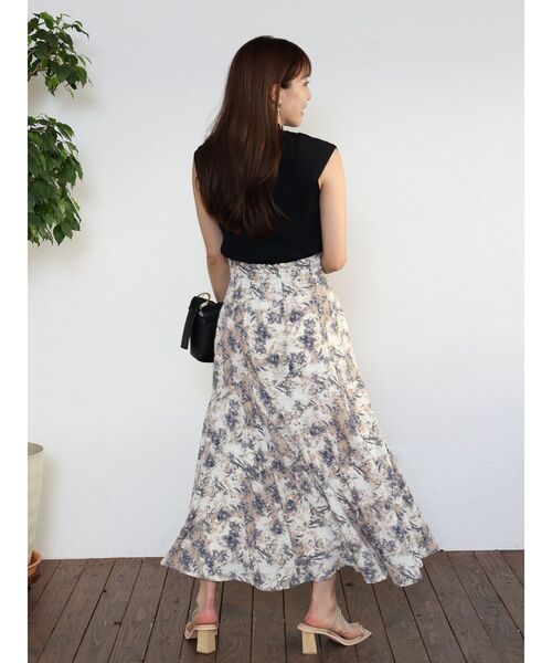 LAGUNAMOON（ラグナムーン）の「タックスリーブニットプルオーバー（ニット/セーター・レディース・アイボリー/ライトブルー/ブラック・FREE）」の11枚目の写真