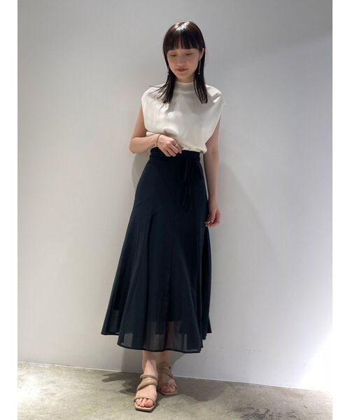 LAGUNAMOON（ラグナムーン）の「タックスリーブニットプルオーバー（ニット/セーター・レディース・アイボリー/ライトブルー/ブラック・FREE）」の13枚目の写真