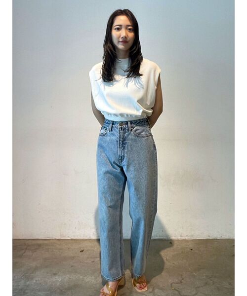 LAGUNAMOON（ラグナムーン）の「タックスリーブニットプルオーバー（ニット/セーター・レディース・アイボリー/ライトブルー/ブラック・FREE）」の16枚目の写真