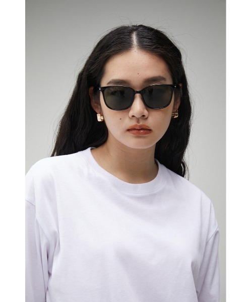 AZUL by moussy(アズールバイマウジー)の「BASIC WELLINGTON EYEWEAR/ベーシックウェリントンアイウェア(サングラス・レディース・ブラック/ブラウン・FREE)」の11枚目の写真