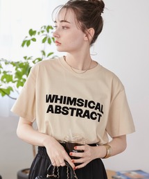 箔 メタリック プリント ロゴTシャツ(半袖)