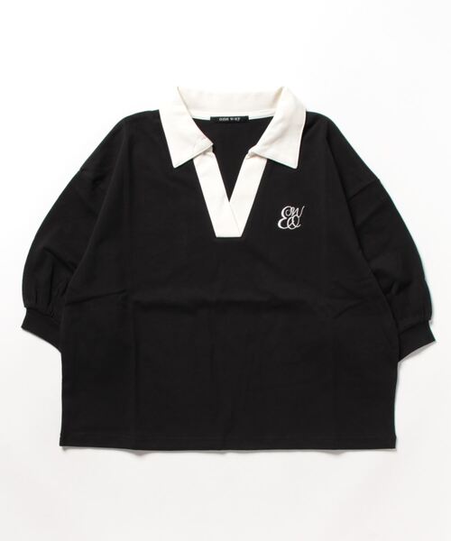 one way(ワンウェイ)の「ポロ襟トップス(Tシャツ/カットソー・レディース・グレー/ホワイト/レッド/ブラック・FREE)」の22枚目の写真