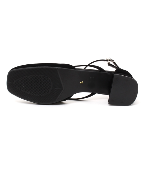 MOUSSY（マウジー）の「SQUARE TOE SANDAL（サンダル・レディース・ブラウン/ブラック・LARGE/SMALL/MEDIUM）」の4枚目の写真