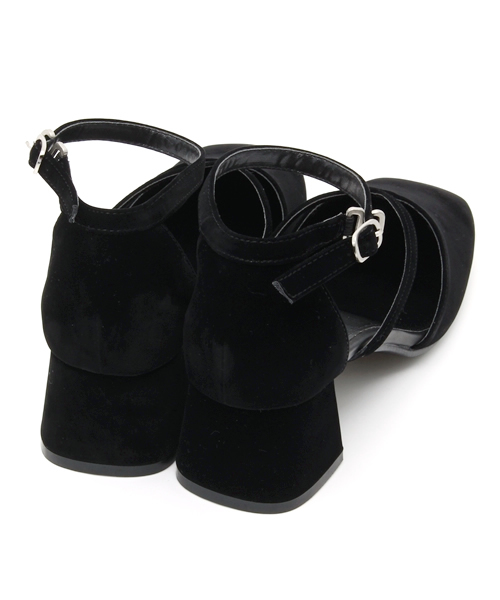 MOUSSY（マウジー）の「SQUARE TOE SANDAL（サンダル・レディース・ブラウン/ブラック・LARGE/SMALL/MEDIUM）」の5枚目の写真