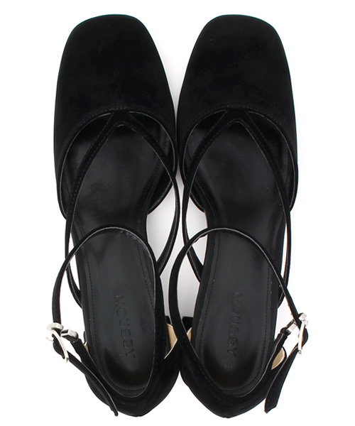 MOUSSY（マウジー）の「SQUARE TOE SANDAL（サンダル・レディース・ブラウン/ブラック・LARGE/SMALL/MEDIUM）」の11枚目の写真