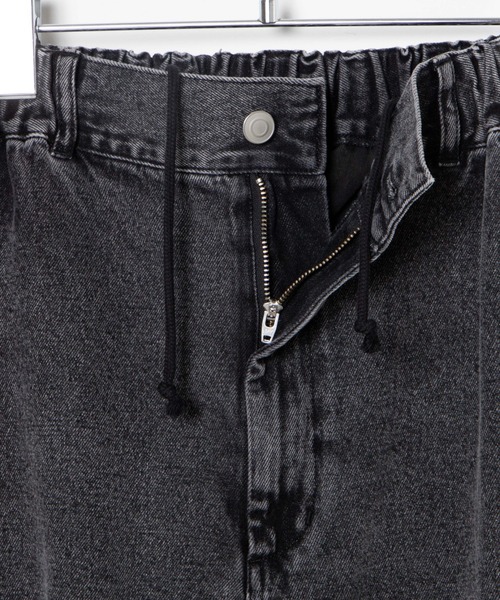 WEGO(ウィゴー)の「WEGO/デニムカーゴパンツ(カーゴパンツ・メンズ・スカイブルー/ブラック・MEDIUM/LARGE)」の5枚目の写真