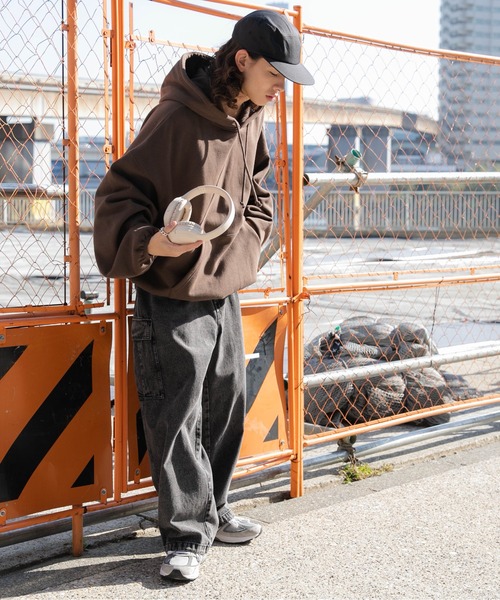 WEGO(ウィゴー)の「WEGO/デニムカーゴパンツ(カーゴパンツ・メンズ・スカイブルー/ブラック・MEDIUM/LARGE)」の17枚目の写真