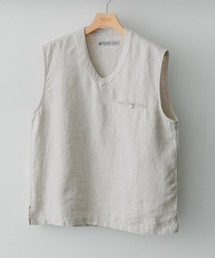 URBAN RESEARCH DOORS | 『セットアップ対応』 リネンVネックベスト(ベスト)
