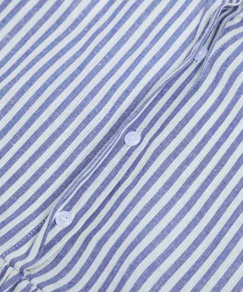 La-gemme(ラジェム)の「ギャザーシャツワンピース(ワンピース・レディース・ブルー系その他/ホワイト/ブラック系その他2/ブラック/ブラック系その他・フリー)」の8枚目の写真