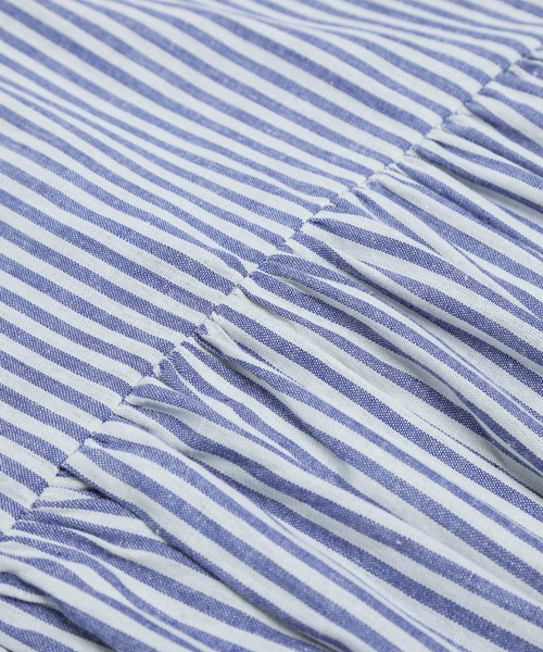 La-gemme(ラジェム)の「ギャザーシャツワンピース(ワンピース・レディース・ブルー系その他/ホワイト/ブラック系その他2/ブラック/ブラック系その他・フリー)」の14枚目の写真