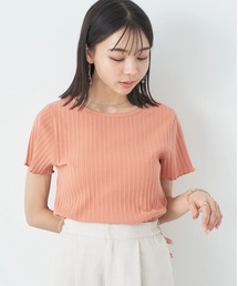 earth music&ecology | 半袖リブプルオーバー(Tシャツ/カットソー)