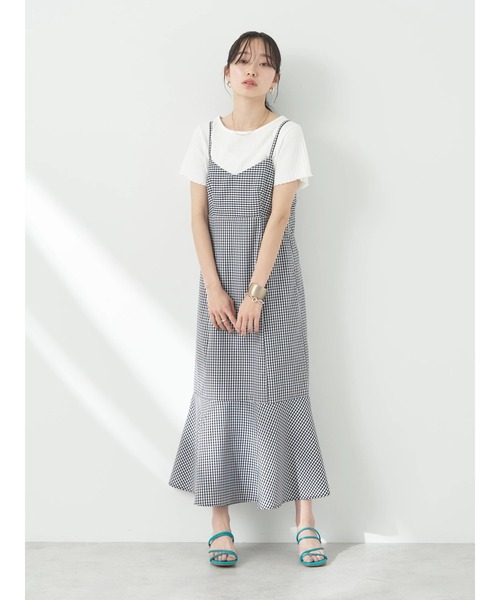 earth music&ecology（アースミュージックアンドエコロジー）の「半袖リブプルオーバー（Tシャツ/カットソー・レディース・ブルー系その他/ブラック/オフホワイト/オレンジ系その他・S/M）」の5枚目の写真