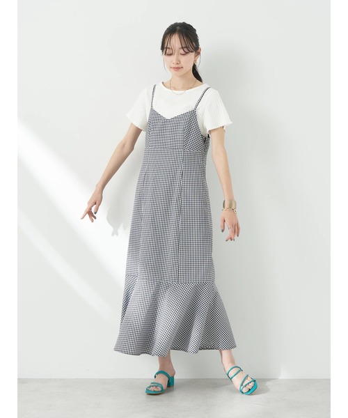 earth music&ecology（アースミュージックアンドエコロジー）の「半袖リブプルオーバー（Tシャツ/カットソー・レディース・ブルー系その他/ブラック/オフホワイト/オレンジ系その他・S/M）」の15枚目の写真