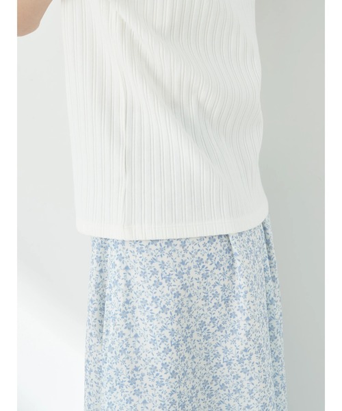 earth music&ecology（アースミュージックアンドエコロジー）の「半袖リブプルオーバー（Tシャツ/カットソー・レディース・ブルー系その他/ブラック/オフホワイト/オレンジ系その他・S/M）」の18枚目の写真