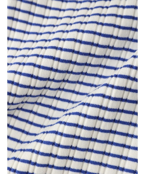 earth music&ecology（アースミュージックアンドエコロジー）の「半袖リブプルオーバー（Tシャツ/カットソー・レディース・ブルー系その他/ブラック/オフホワイト/オレンジ系その他・S/M）」の9枚目の写真