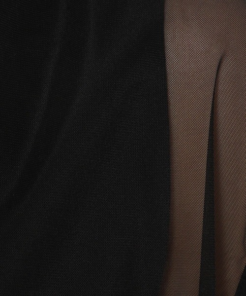 LEPSIM(レプシィム)の「チュールレイヤーライクノースリ 199641(Tシャツ/カットソー・レディース・ブラウン/オフホワイト/ブラック・FREE)」の14枚目の写真