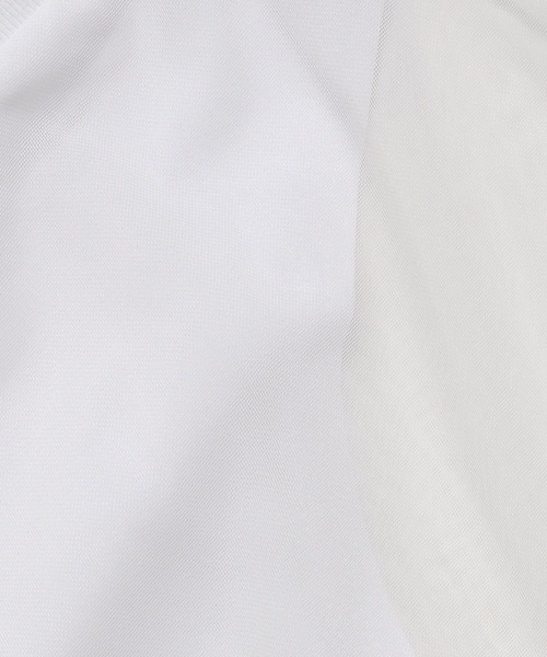 LEPSIM(レプシィム)の「チュールレイヤーライクノースリ 199641(Tシャツ/カットソー・レディース・ブラウン/オフホワイト/ブラック・FREE)」の11枚目の写真