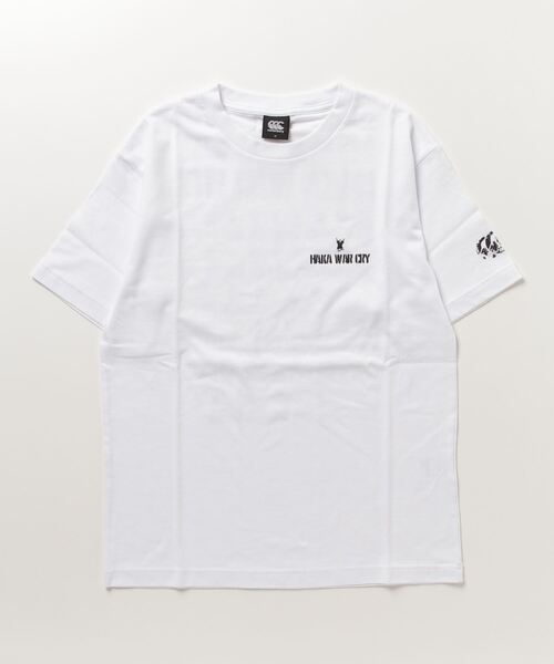 canterbury（カンタベリー）の「カンタベリー canterbury ショートスリーブティシャツ（Tシャツ/カットソー・メンズ・ライトグレー/ブラック/ホワイト・LL/L/M/3L）」の2枚目の写真