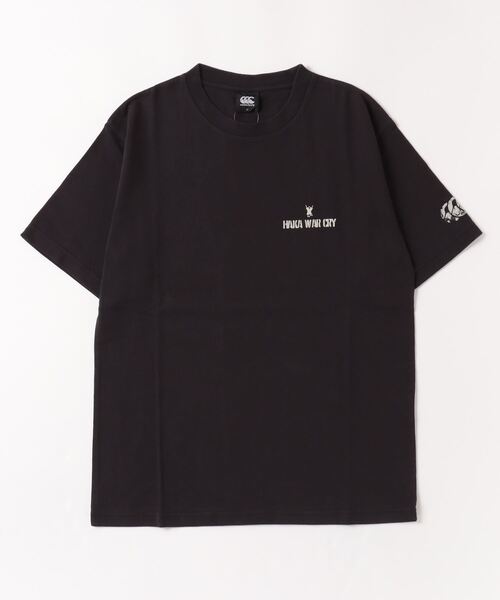 canterbury（カンタベリー）の「カンタベリー canterbury ショートスリーブティシャツ（Tシャツ/カットソー・メンズ・ライトグレー/ブラック/ホワイト・LL/L/M/3L）」の3枚目の写真