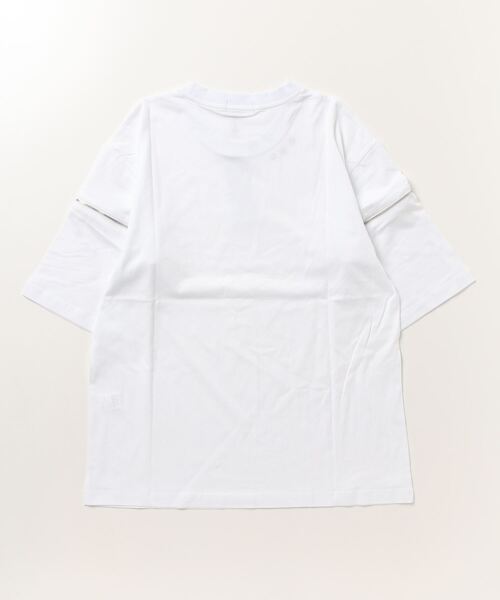 REGIEVO 袖ファスナー2WAYTシャツ 半袖(Tシャツ/カットソー)|REGIEVO(レジエボ) REGIEVO 袖ファスナー2WAYTシャツ 半袖(Tシャツ/カットソー)|REGIEVO(レジエボ)