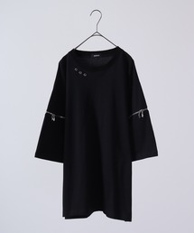 REGIEVO 袖ファスナー２WAYTシャツ 半袖