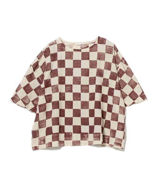 BLACK CRANE（ブラッククレーン）の「BLACK CRANE / チェッカープリント トップ（シャツ/ブラウス・レディース・その他・X-SMALL）」の2枚目の写真