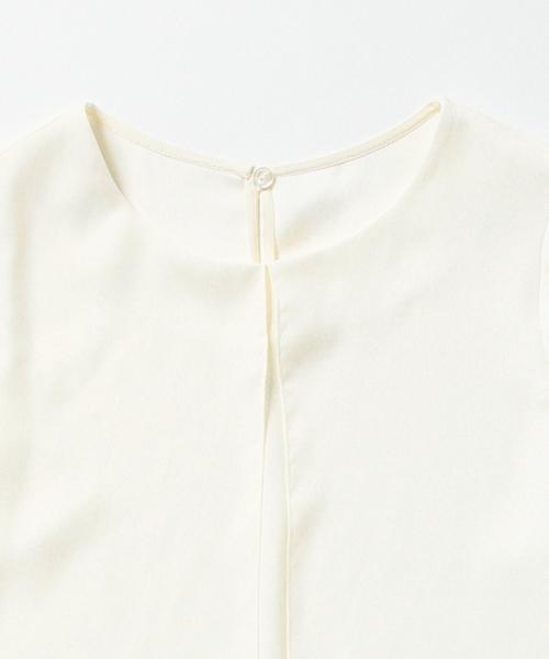 Demi-Luxe BEAMS（デミルクス ビームス）の「Demi-Luxe BEAMS / シフォン コンビ チュニック（シャツ/ブラウス・レディース・オフホワイト/ミント・36/38）」の8枚目の写真