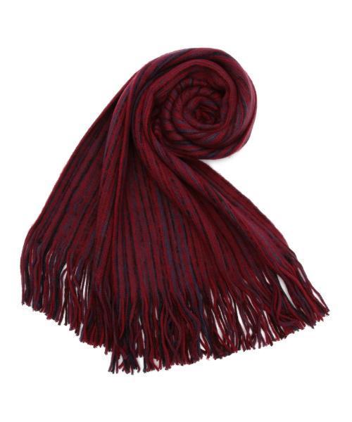 BEAMS（ビームス）の「BEAMS / ラッセル編み マフラー（マフラー・メンズ・グレー/チャコールグレー/ブラック/レッド/ワイン・ONE SIZE）」の21枚目の写真