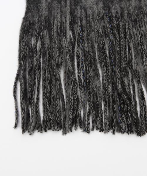 BEAMS（ビームス）の「BEAMS / ラッセル編み マフラー（マフラー・メンズ・グレー/チャコールグレー/ブラック/レッド/ワイン・ONE SIZE）」の15枚目の写真