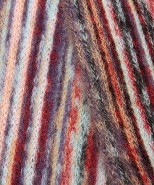 BEAMS（ビームス）の「BEAMS / ラッセル編み マフラー（マフラー・メンズ・グレー/チャコールグレー/ブラック/レッド/ワイン・ONE SIZE）」の10枚目の写真