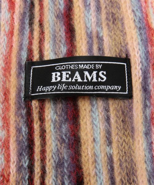 BEAMS（ビームス）の「BEAMS / ラッセル編み マフラー（マフラー・メンズ・グレー/チャコールグレー/ブラック/レッド/ワイン・ONE SIZE）」の11枚目の写真