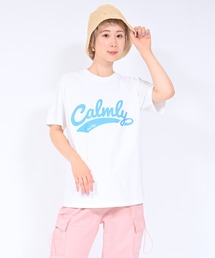 BIG　カレッジロゴ・プリントTシャツ　ＣＡＬＭＬＹ