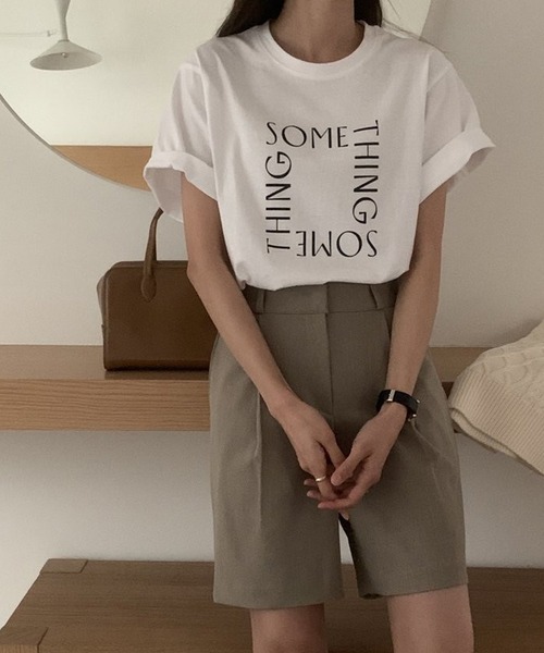 VitaFelice（ヴィータフェリーチェ）の「ロゴTシャツ半袖（Tシャツ/カットソー・レディース・ホワイト/ブラック・FREE）」の17枚目の写真