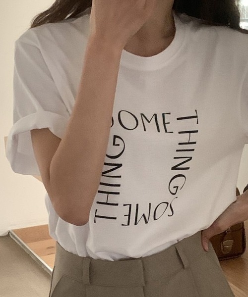 VitaFelice（ヴィータフェリーチェ）の「ロゴTシャツ半袖（Tシャツ/カットソー・レディース・ホワイト/ブラック・FREE）」の12枚目の写真