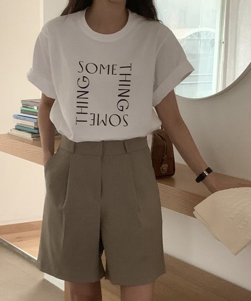 VitaFelice（ヴィータフェリーチェ）の「ロゴTシャツ半袖（Tシャツ/カットソー・レディース・ホワイト/ブラック・FREE）」の21枚目の写真
