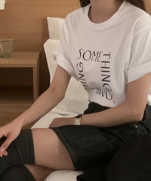 VitaFelice（ヴィータフェリーチェ）の「ロゴTシャツ半袖（Tシャツ/カットソー・レディース・ホワイト/ブラック・FREE）」の10枚目の写真