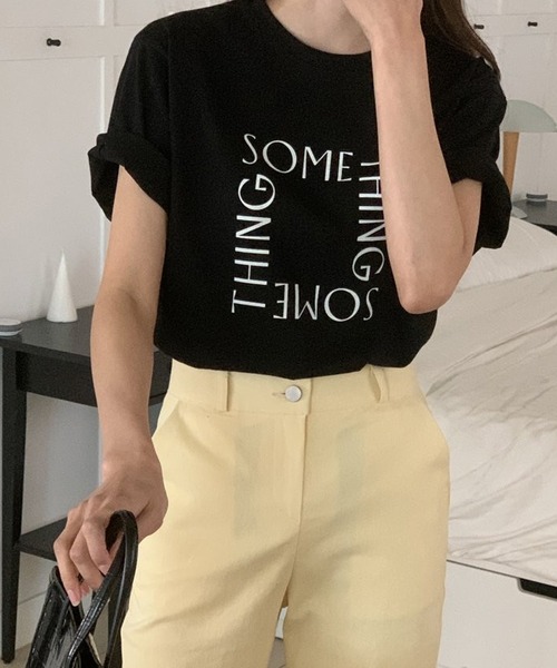 VitaFelice（ヴィータフェリーチェ）の「ロゴTシャツ半袖（Tシャツ/カットソー・レディース・ホワイト/ブラック・FREE）」の9枚目の写真