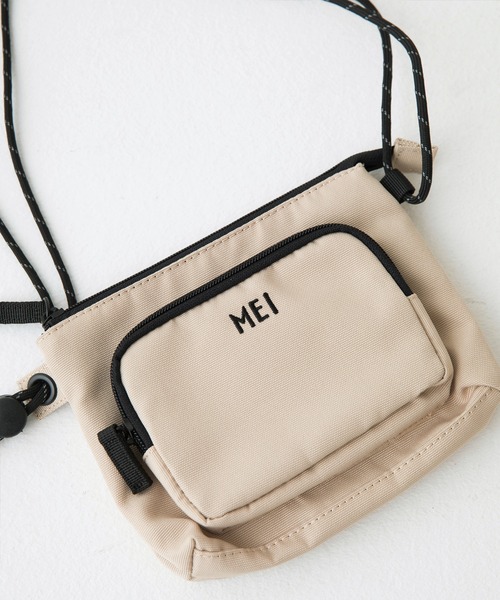 MEI（メイ）の「【MEI/メイ】ミニショルダーバッグ（ショルダーバッグ・レディース・ベージュ/ブラック/オレンジ/グレー・F）」の3枚目の写真